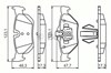 Колодки на тормоз задний дисковый 986494272 BOSCH