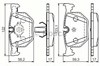 Задние тормозные колодки 986494286 BOSCH