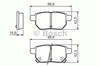 Задние колодки 986494328 BOSCH