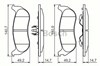 Колодки тормозные дисковые комплект 986494419 BOSCH