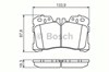 Колодки передние 986494423 BOSCH