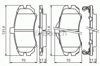 Колодки тормозные передние дисковые Хундай Элантра III