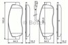 Колодки 986494498 BOSCH