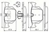 Колодки дисковые  986494540 BOSCH