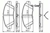 Колодки тормозные передние дисковые 986494562 BOSCH