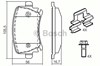 Колодки тормозные задние, дисковые 986494595 BOSCH