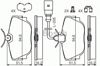 Колодки тормозные задние, дисковые 986494619 BOSCH