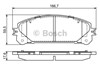 Тормозные колодки 986494686 BOSCH