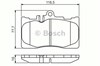 Передние тормозные колодки 986495138 BOSCH