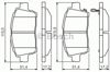 Колодки тормозные 986495242 BOSCH