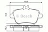 Комплект задних колодок 986495348 BOSCH