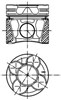 Поршня на 1 цилиндр, STD 99535600 KOLBENSCHMIDT