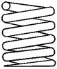 Винтовая пружина подвеска 997108 SACHS