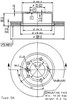 Передний тормозной диск 9975011 BREMBO