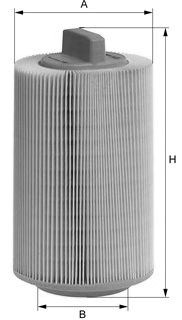 Фильтр воздушный mb (пр-во m-filter) A866