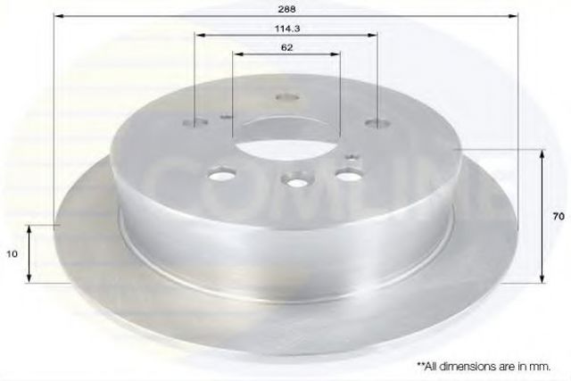 Дисковый тормоз ADC01159 COMLINE