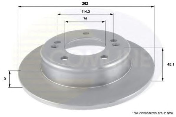 Дисковый тормоз ADC2415 COMLINE