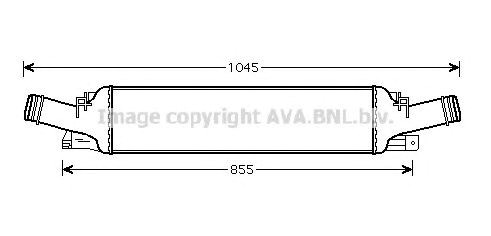 Радиатор интеркуллера AI4294 AVA