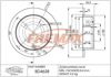 Задний дисковый тормоз BD4638 FREMAX