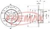 Задний дисковый тормоз BD9101 FREMAX