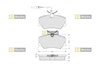 Колодки BDS041 STARLINE