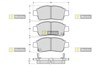 Передние тормозные колодки BDS317 STARLINE