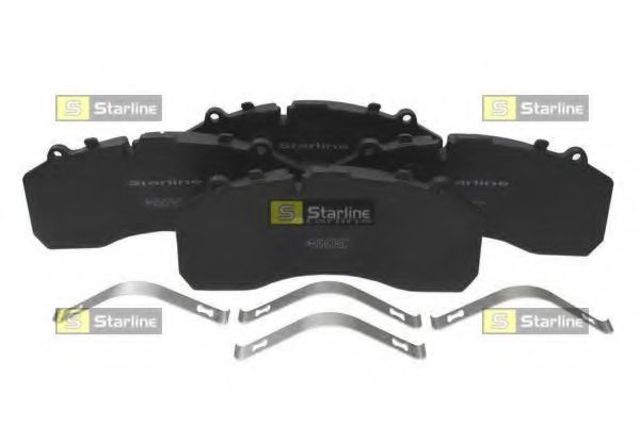 Колодки на тормоз задний дисковый BDT001 STARLINE