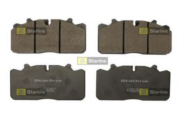 Колодки тормозные дисковые комплект BDT007 STARLINE