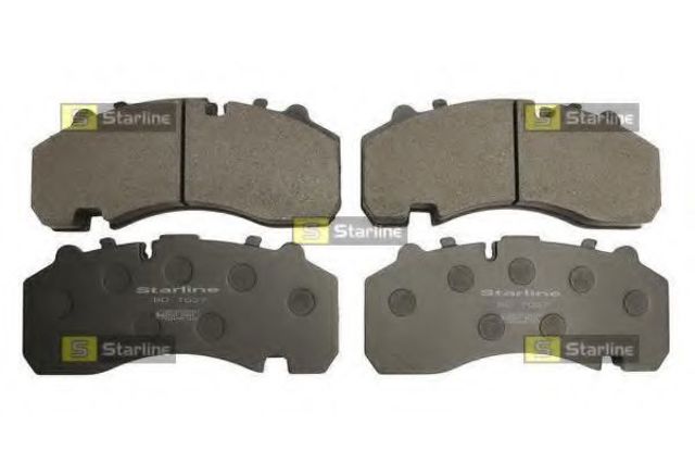 Колодки тормозные задние, дисковые BDT027 STARLINE