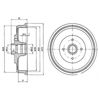 Тормозной барабан BF430 DELPHI