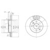 Передний тормозной блин BG2282 DELPHI