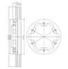 Диск тормозной передний BG3422 DELPHI