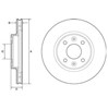 Диск тормозной передний BG4570C DELPHI