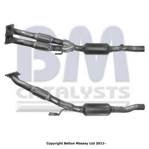 Глушитель, передняя часть BM91391H BM CATALYSTS