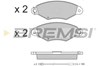 Передние тормозные колодки BP3019 BREMSI