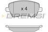 Колодки тормозные дисковые комплект BP3026 BREMSI