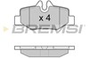 Задние тормозные колодки BP3101 BREMSI