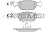 Передние тормозные колодки BP3131 BREMSI