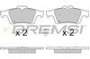 Колодки тормозные дисковые комплект BP3217 BREMSI