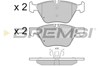 Колодки тормозные BP3479 BREMSI