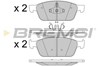 Колодки тормозные BP3546 BREMSI