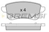 Задние тормозные колодки BP3645 BREMSI