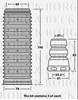 Буфер-отбойник амортизатора переднего + пыльник BPK7001 BORG&BECK