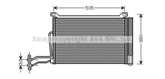 Конденсатор системы охлаждения BW5264D AVA