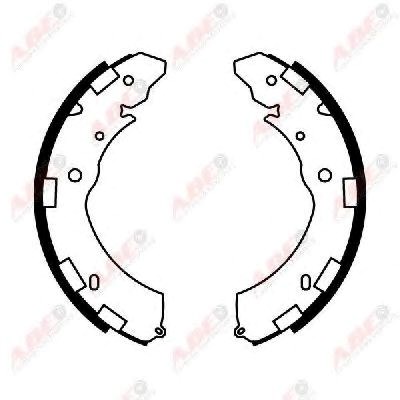 Барабанные тормозные колодки C05060ABE ABE