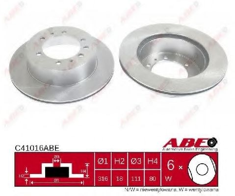 Дисковый тормоз C41016ABE ABE