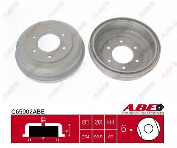 Тормозной барабан C65002ABE ABE