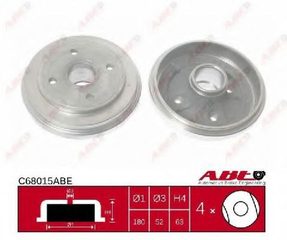 Задний барабан C68015ABE ABE