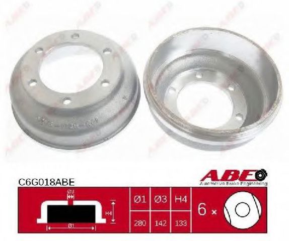 Тормозной барабан C6G018ABE ABE