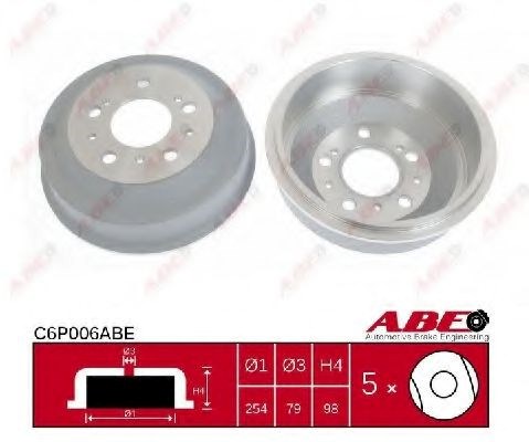 Тормозной барабан C6P006ABE ABE